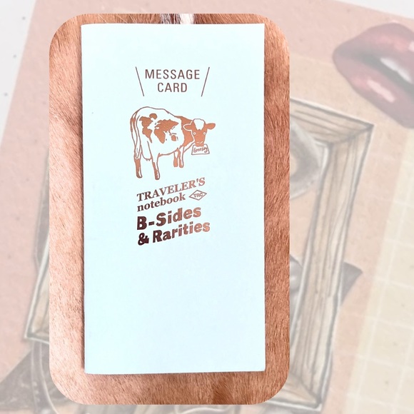 Traveler’s Notebook B-Sides & Rarities collection Message Card refill - Picture 3 of 17